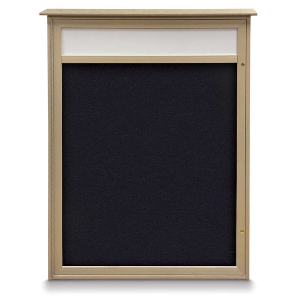 Triple Door Enclosed Indoor Letterboard